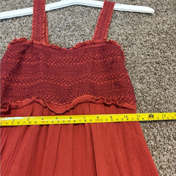 Blue Rain Size Small Jumpsuit Rust Color Summer Sleeveless Summer Casual - Picture 6 of 9